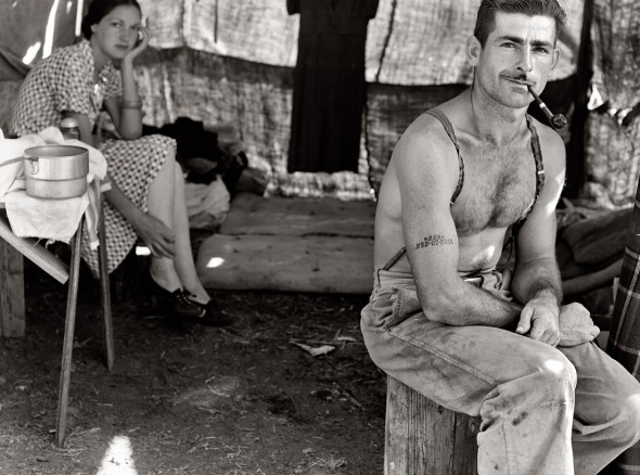 Lumber worker and wife. 1939.