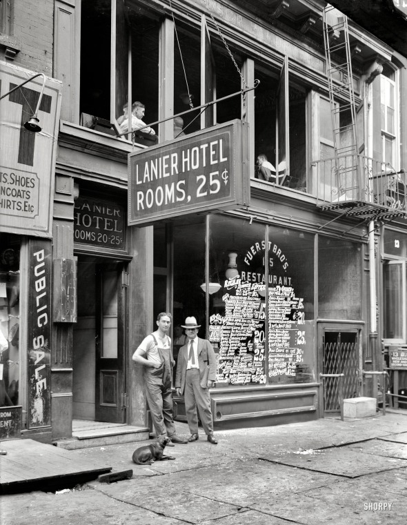Lanier Hotel, New York. 1921.