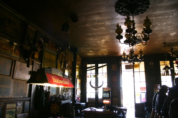 a peek inside the Genoa Bar..