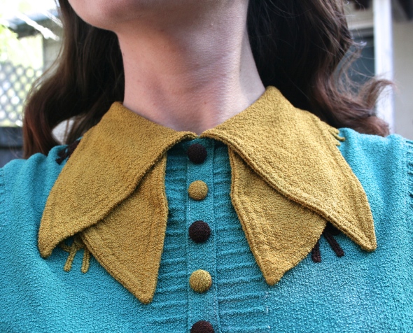 vintage bow blouse collar